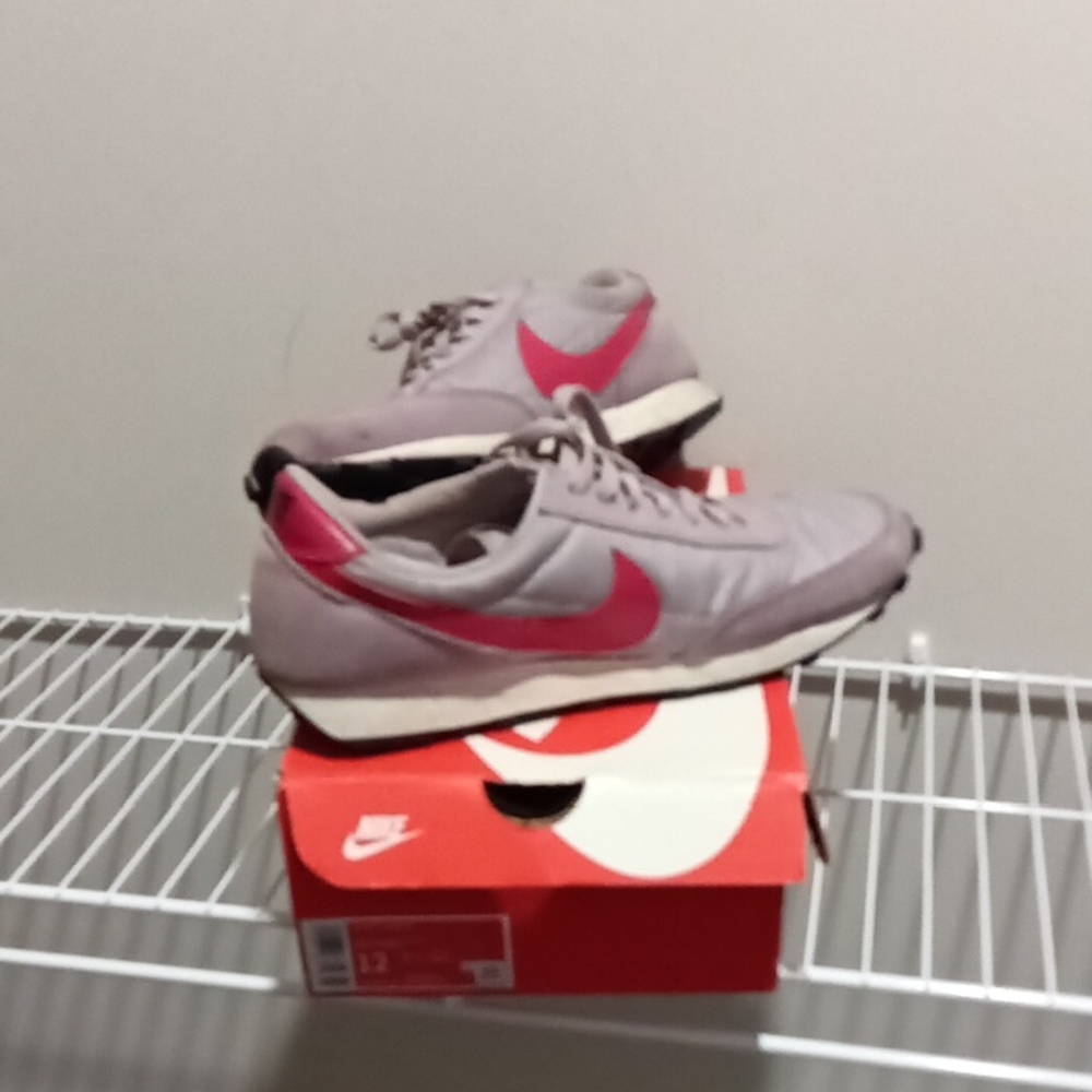 Nike Pink and Lavender Retro Sneakers